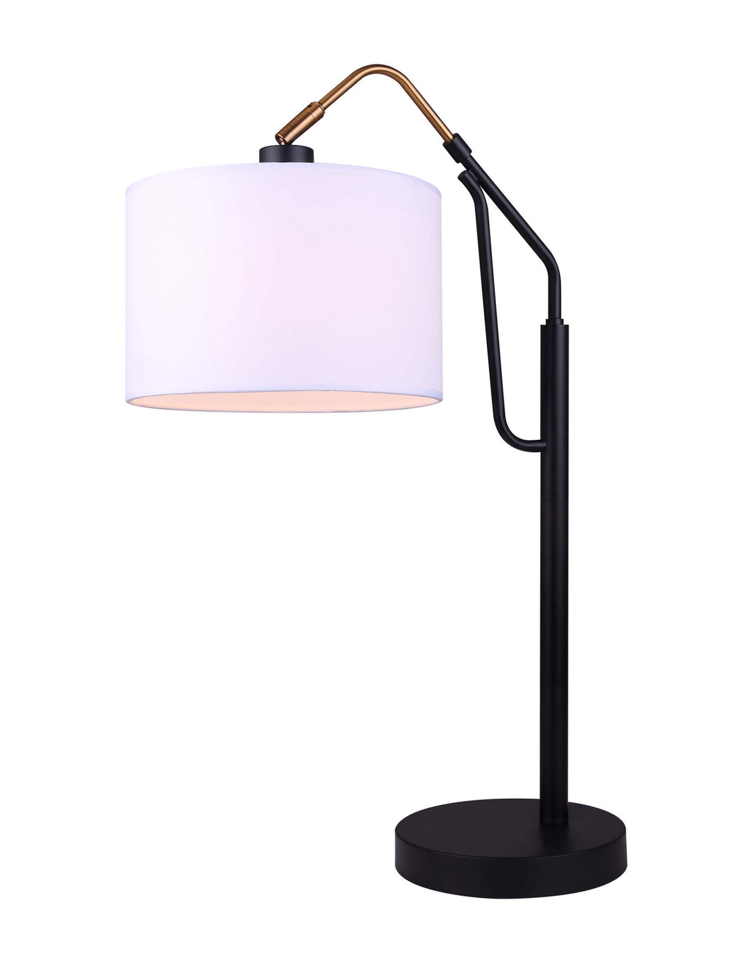 Canarm Lighting ITL1024A27BKG  One Light Table Lamp Lamp Black