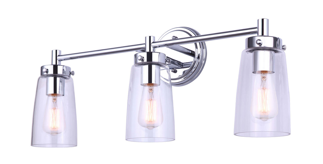 Canarm Rory IVL1016A03CH Bath Vanity Light 23 in. wide - Chrome
