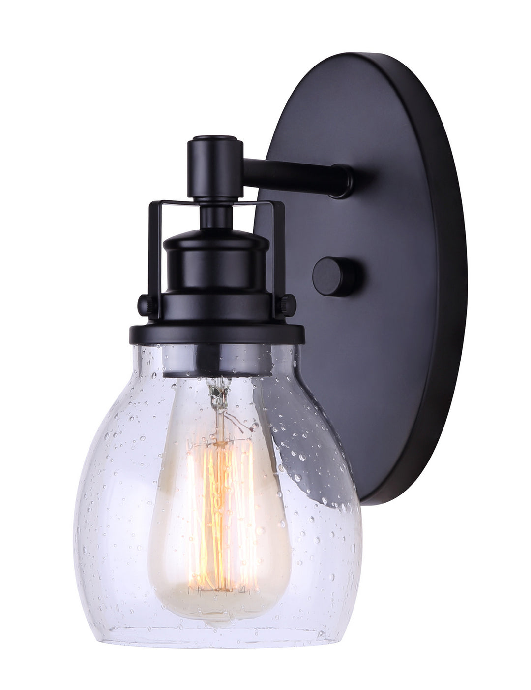 Canarm Carson IVL705A01BK Wall Sconce Light - Metal