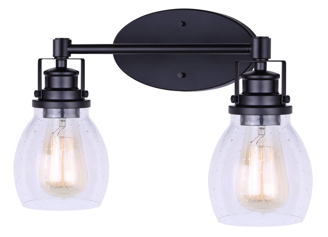 Canarm Carson IVL705A02BK Bath Vanity Light 16 in. wide - Metal