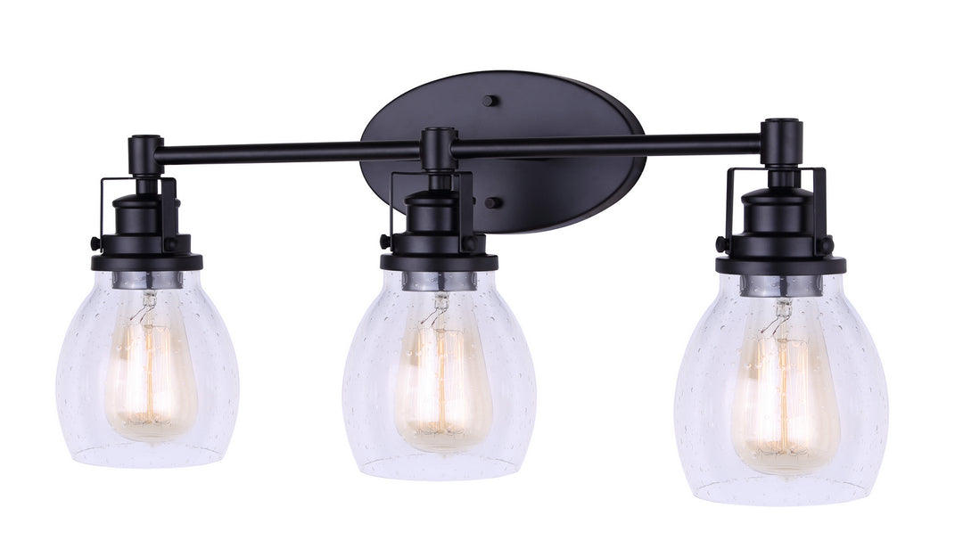 Canarm Carson IVL705A03BK Bath Vanity Light 24 in. wide - Metal