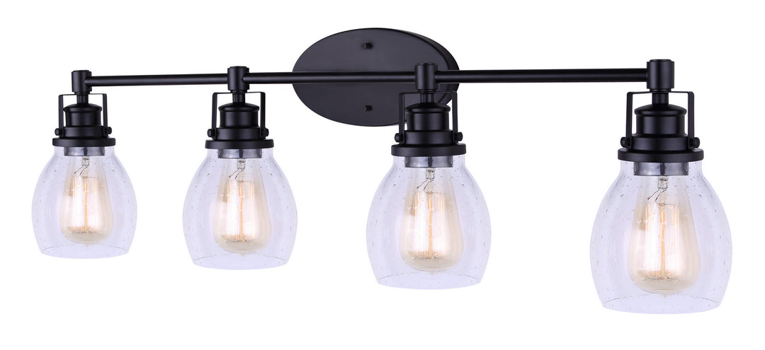 Canarm Carson IVL705A04BK Bath Vanity Light 33 in. wide - Metal