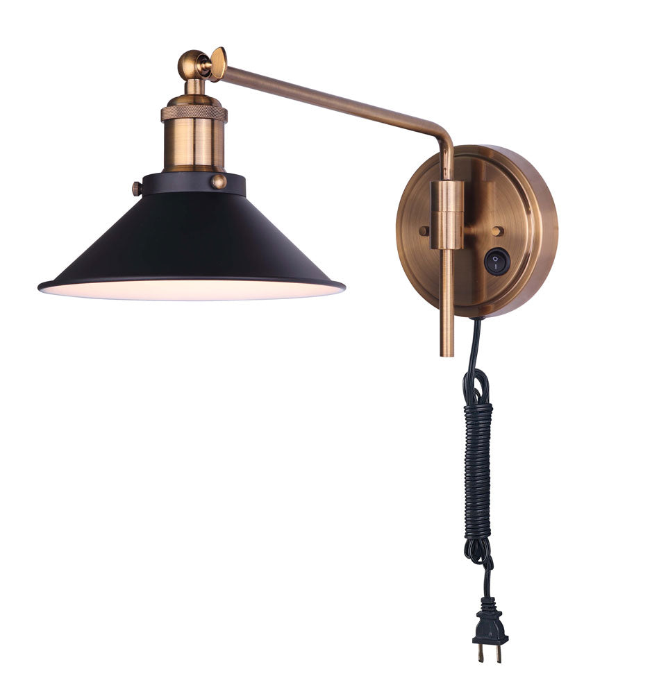 Canarm Lighting IWF1017A01BKG  Tally Lamp Black And Gold