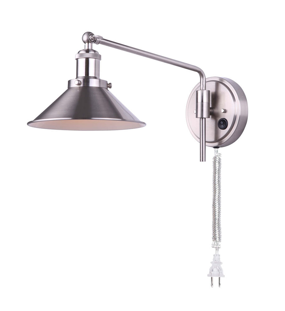 Canarm Lighting IWF1017A01BN  Tally Lamp Brushed Nickel