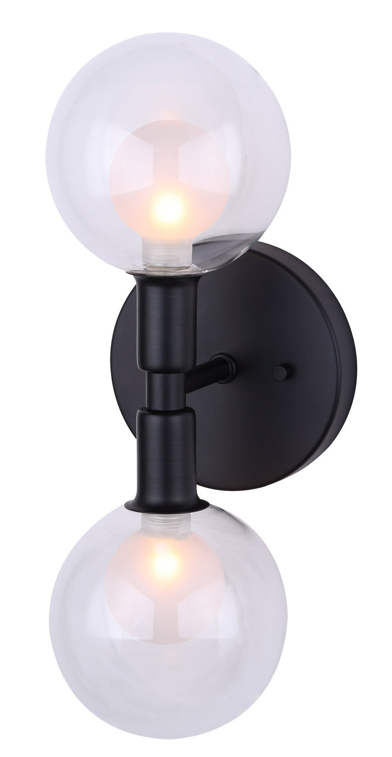 Canarm Healey IWF346B02BK9 Wall Sconce Light - Black