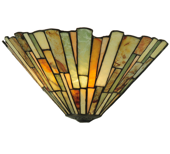 Meyda Tiffany Delta 106732 Wall Light - Moss Green