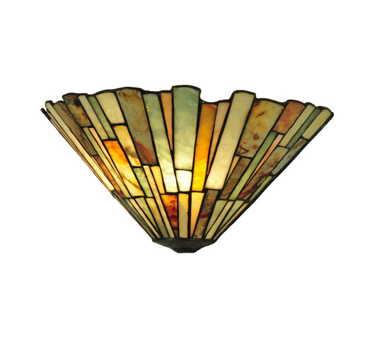 Meyda Tiffany Delta 106732 Wall Light - Moss Green