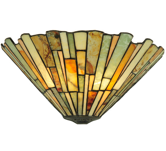 Meyda Tiffany Delta 106732 Wall Light - Moss Green