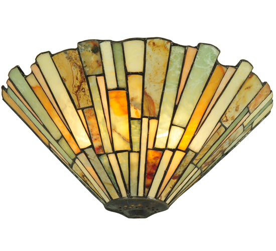 Meyda Tiffany Delta 106732 Wall Light - Moss Green