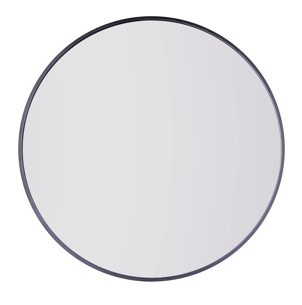 Canarm Lighting R1MBK32  Round Mirror Mirror Black