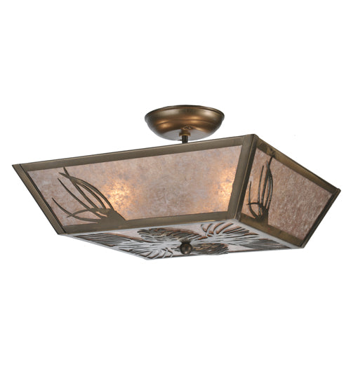 Meyda Tiffany Mountain Pine 106774 Ceiling Light - Antique Copper