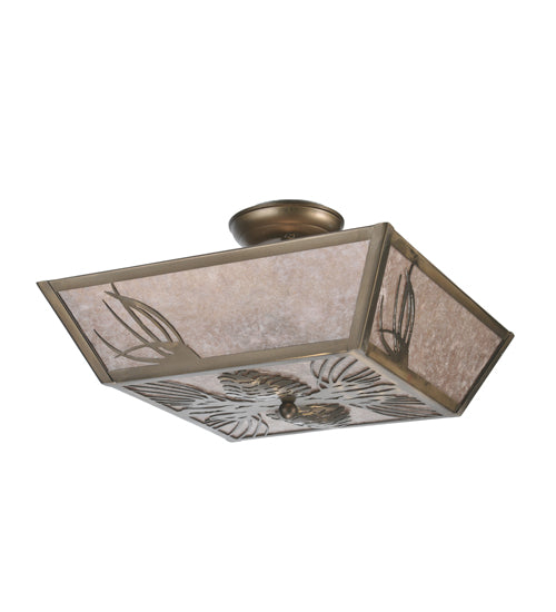 Meyda Tiffany Mountain Pine 106774 Ceiling Light - Antique Copper