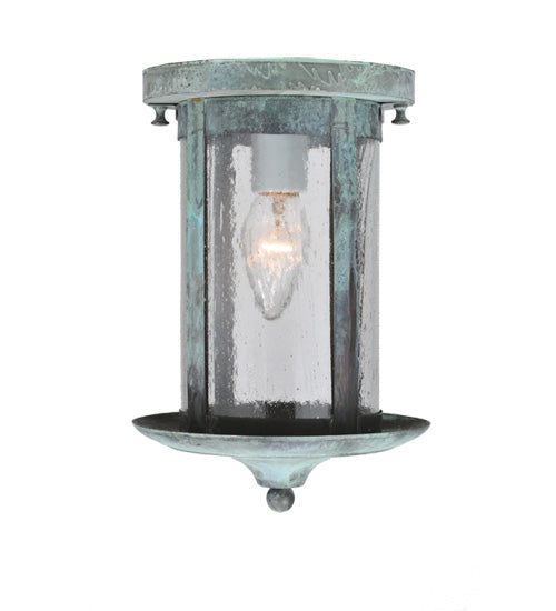 Meyda Tiffany Lighting 106781 Fulton Flushmount Outdoor Verde