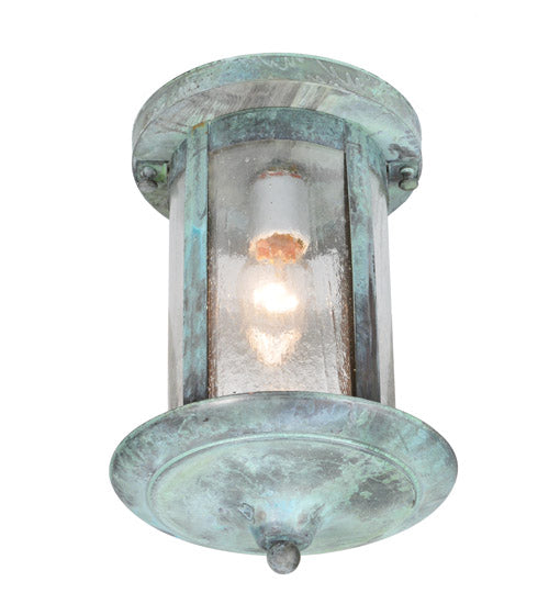 Meyda Tiffany Lighting 106781 Fulton Flushmount Outdoor Verde