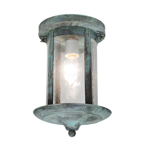 Meyda Tiffany Lighting 106781 Fulton Flushmount Outdoor Verde