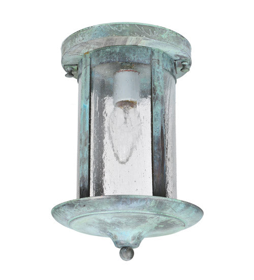 Meyda Tiffany Lighting 106781 Fulton Flushmount Outdoor Verde