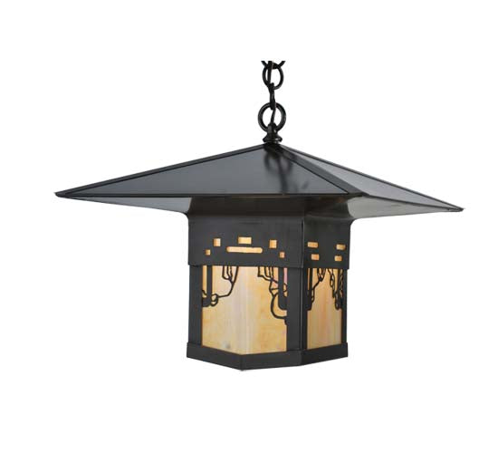 Meyda Tiffany Lighting 106826 Seneca One Light Pendant Outdoor Bronze / Dark