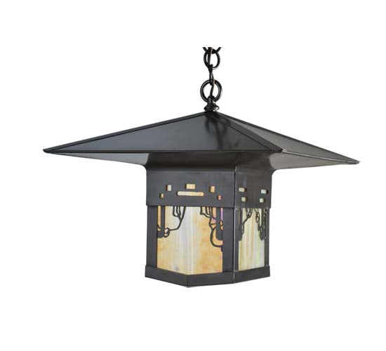 Meyda Tiffany Lighting 106826 Seneca One Light Pendant Outdoor Bronze / Dark