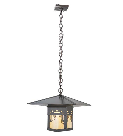 Meyda Tiffany Lighting 106826 Seneca One Light Pendant Outdoor Bronze / Dark