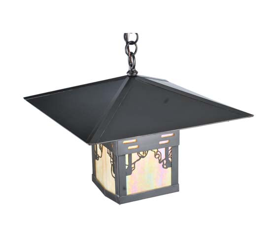 Meyda Tiffany Lighting 106826 Seneca One Light Pendant Outdoor Bronze / Dark