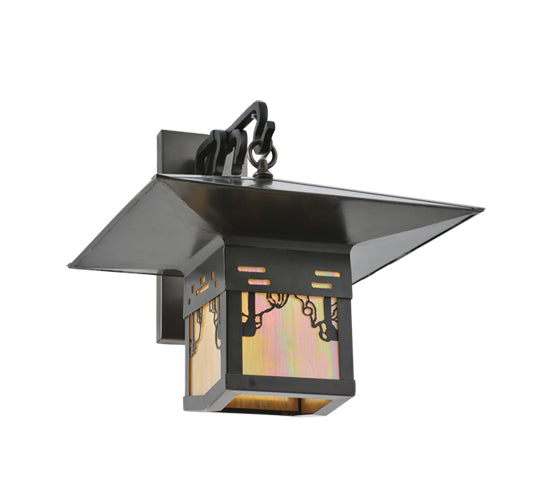 Meyda Tiffany Lighting 106827 Seneca One Light Wall Sconce Outdoor Bronze / Dark