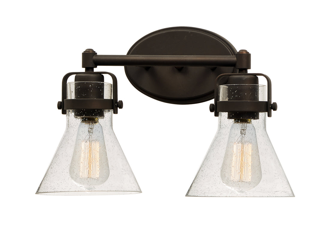 Maxim Seafarer 26112CDOI/BUI Bath Vanity Light 15 in. wide - Oil Rubbed Bronze