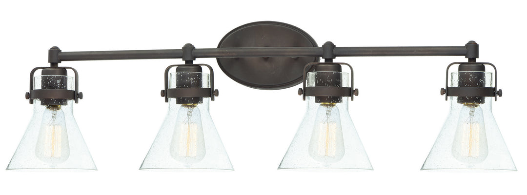 Maxim Seafarer 26114CDOI/BUI Bath Vanity Light 34 in. wide - Oil Rubbed Bronze