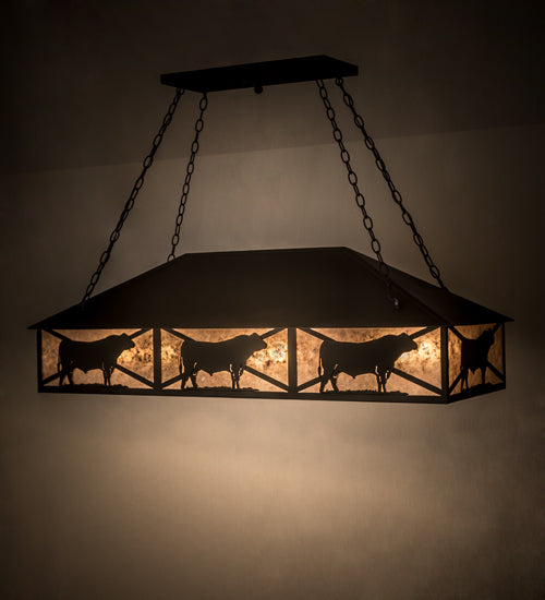 Meyda Tiffany Steer 106870 Pendant Light - Wrought Iron