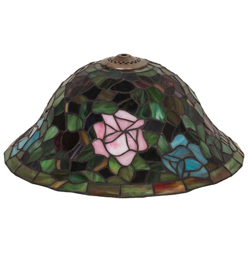 Meyda Tiffany Lighting 10689 Tiffany Rosebush Shade Lamp Shade Multicolored