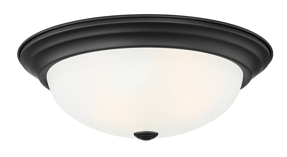 Designers Fountain Decorative Flushmount 1257L-MB-W Ceiling Light - Matte Black