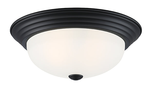 Designers Fountain Decorative Flushmount 1257M-MB-W Ceiling Light - Matte Black