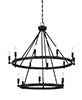 Designers Fountain Fiora 925816-BK Chandelier Light - Black