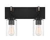 Designers Fountain Fulton D202M-2B-MB Bath Vanity Light 16 in. wide - Matte Black