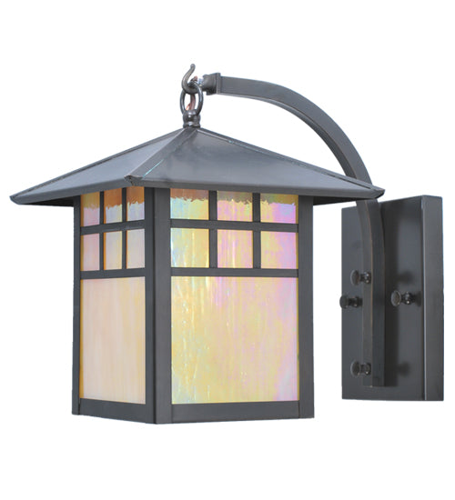 Meyda Tiffany Lighting 106988 Seneca One Light Wall Sconce Outdoor Bronze / Dark