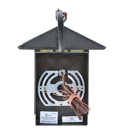 Meyda Tiffany Lighting 106988 Seneca One Light Wall Sconce Outdoor Bronze / Dark