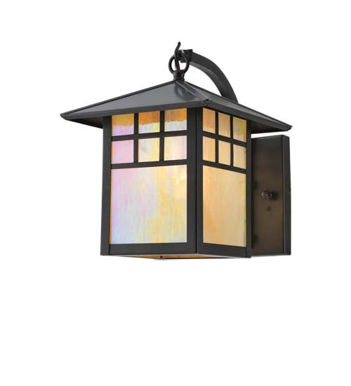 Meyda Tiffany Lighting 106988 Seneca One Light Wall Sconce Outdoor Bronze / Dark