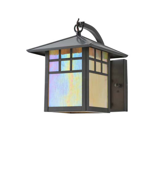Meyda Tiffany Lighting 106988 Seneca One Light Wall Sconce Outdoor Bronze / Dark