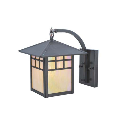 Meyda Tiffany Lighting 106988 Seneca One Light Wall Sconce Outdoor Bronze / Dark