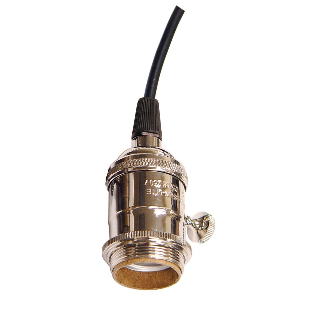 Satco Lighting 80-2274   Home Decor Polished Nickel / Glass