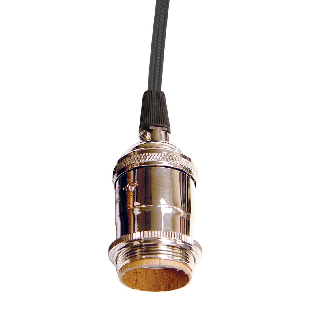 Satco Lighting 80-2283   Home Decor Polished Nickel / Glass