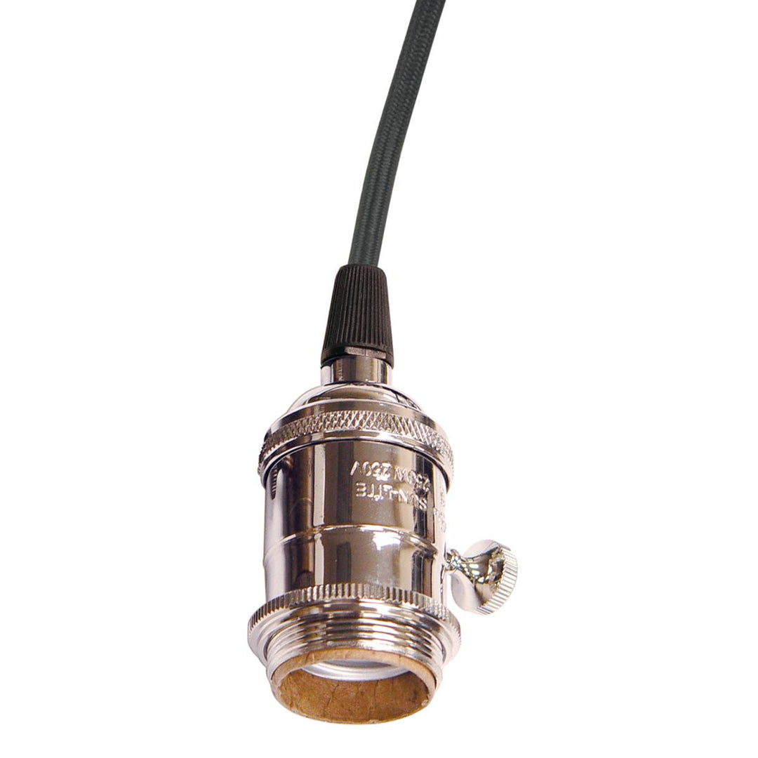 Satco Lighting 80-2298   Home Decor Polished Nickel / Glass