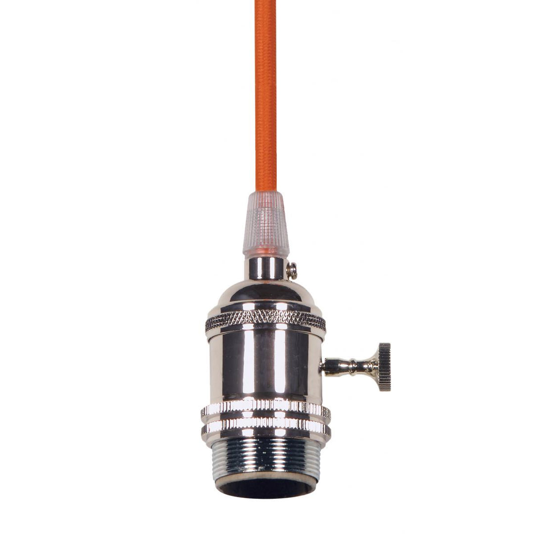 Satco Lighting 80-2381   Home Decor Polished Nickel / Glass