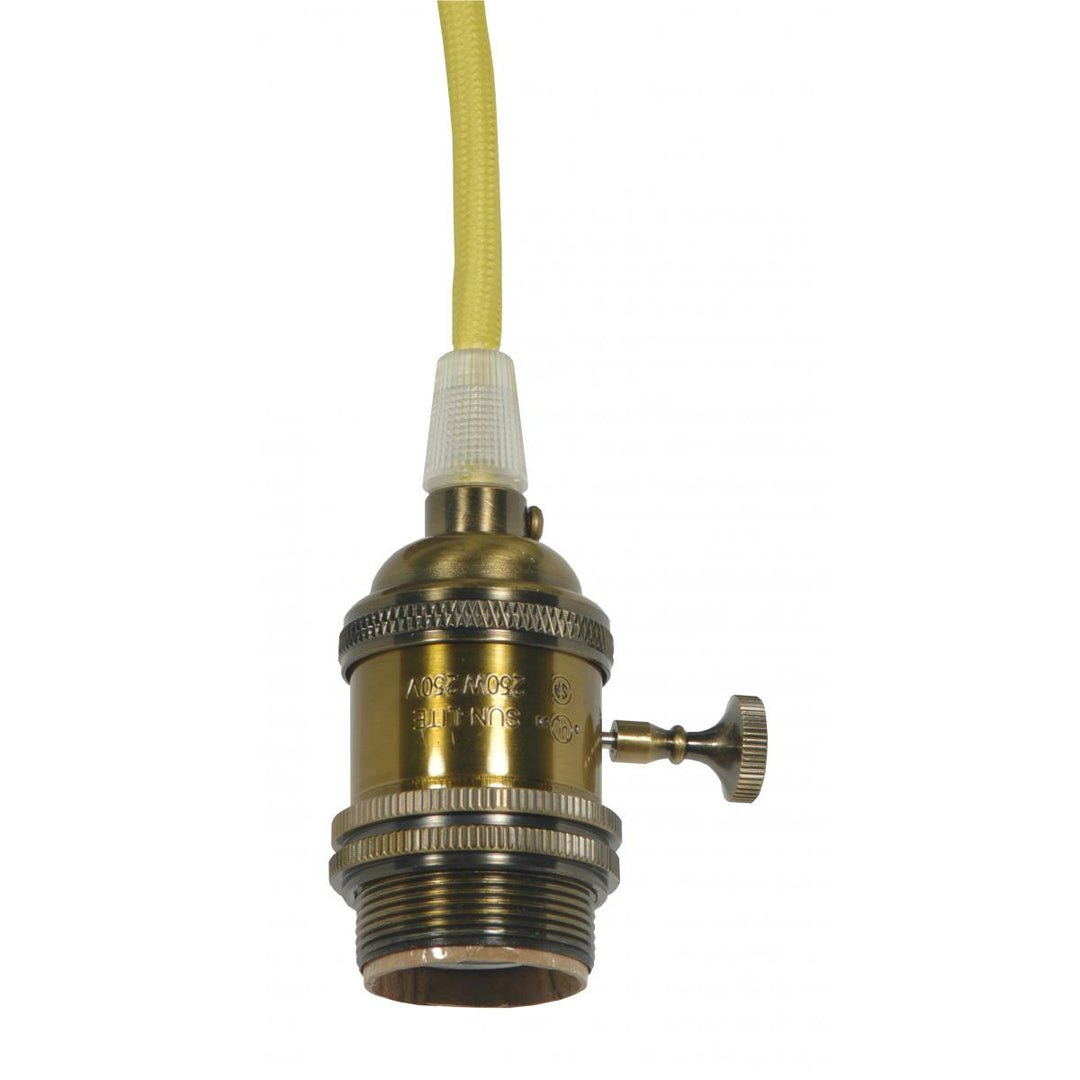 Satco Lighting 80-2435   Home Decor Antique Brass