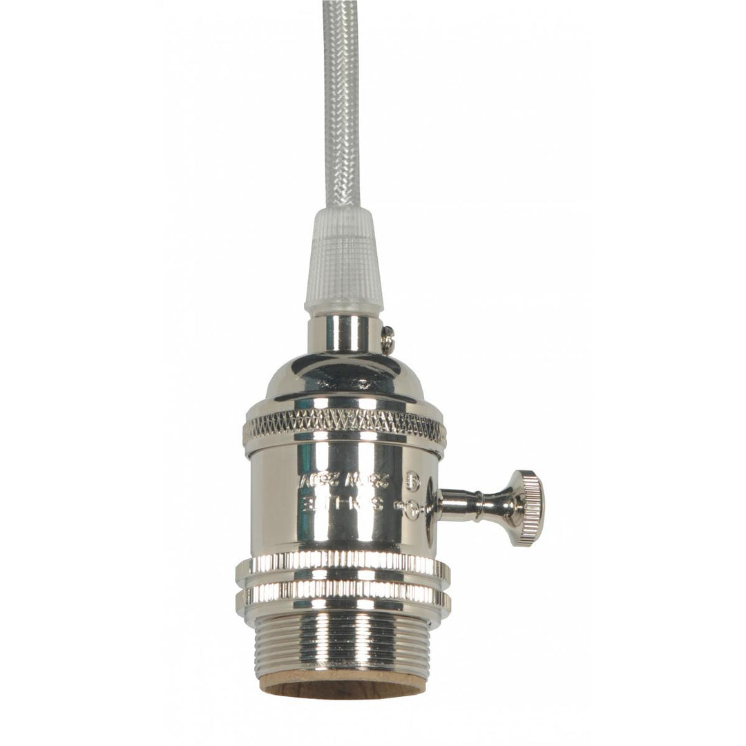 Satco Lighting 80-2439   Home Decor Polished Nickel / Glass