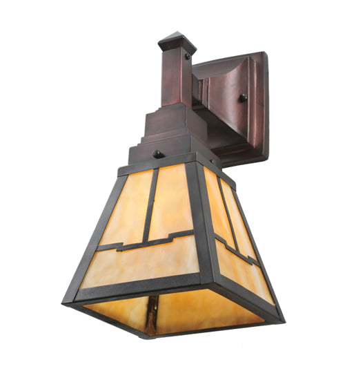 Meyda Tiffany Valley View 107065 Wall Light - Beige Craftsman