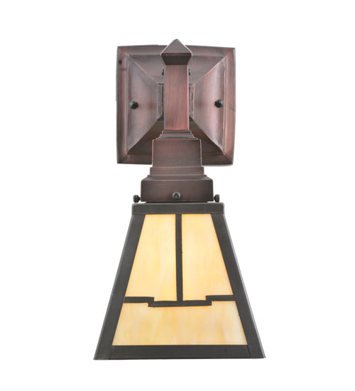 Meyda Tiffany Valley View 107065 Wall Light - Beige Craftsman