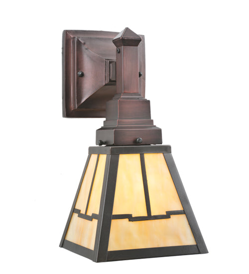 Meyda Tiffany Valley View 107065 Wall Light - Beige Craftsman