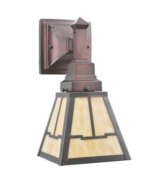 Meyda Tiffany Valley View 107065 Wall Light - Beige Craftsman