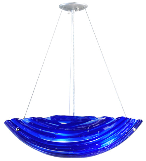 Meyda Tiffany Metro Fusion 107083 Pendant Light - Blue/Dk/Med/Lt.On Clear
