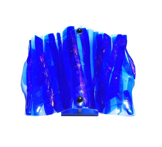 Meyda Tiffany Metro Fusion 107085 Wall Light - Blues/Clear